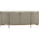 Cataldi 77 X 19.5 inch Cappuccino / Stainless Steel / Brushed Gold Sideboard